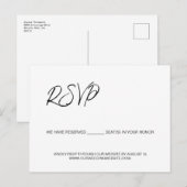 We hebben zetels gereserveerd voor u sjabloon budg briefkaart (Voorkant / Achterkant)