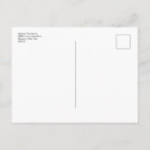 We hebben zetels gereserveerd voor u sjabloon budg briefkaart (Achterkant)