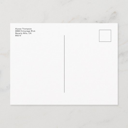 We hebben zetels gereserveerd voor u sjabloon budg briefkaart (Achterkant)