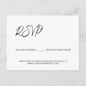 We hebben zetels gereserveerd voor u sjabloon budg briefkaart (Voorkant)