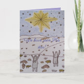 We hebben Zijn ster gezien! kerstkaart Kaart (Voorkant)