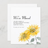 We hebben Zonnebloem Bewegende Aankondiging (Voorkant / Achterkant)