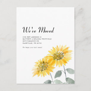 We hebben Zonnebloem Bewegende Aankondiging Briefkaart