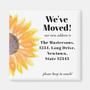 We hebben Zonnebloem Bewegende Aankondiging Magneet