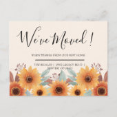 We hebben  zonnebloem Briefkaart verplaatst (Voorkant)