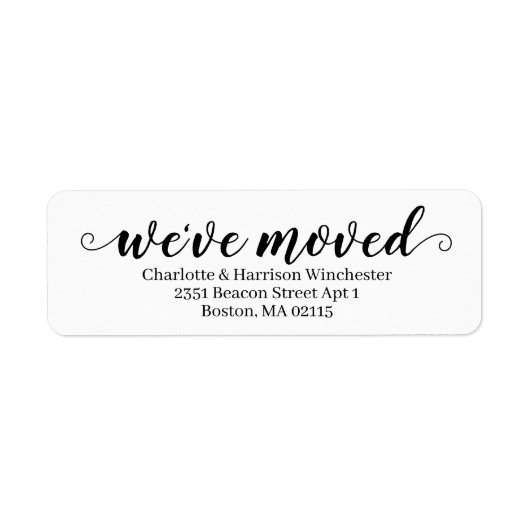 We hebben zwart wit aangepast script verplaatst la etiket (Voorkant)