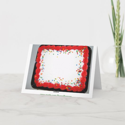 We Herd It Was Your Birthday Kaart (Achterkant)