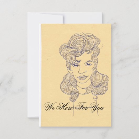 We Here For You-Law firm card Save The Date (Voorkant)