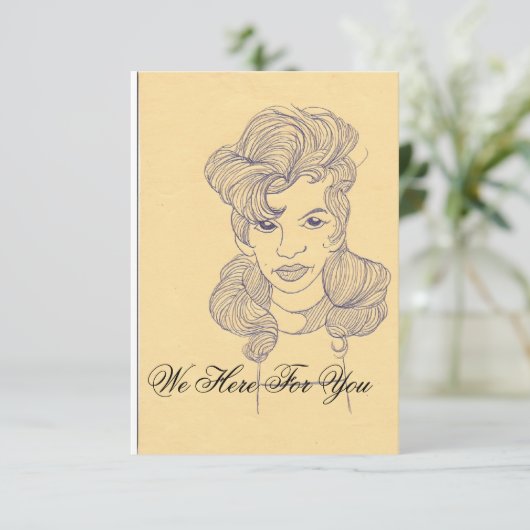 We Here For You-Law firm card Save The Date (Staand voorkant)