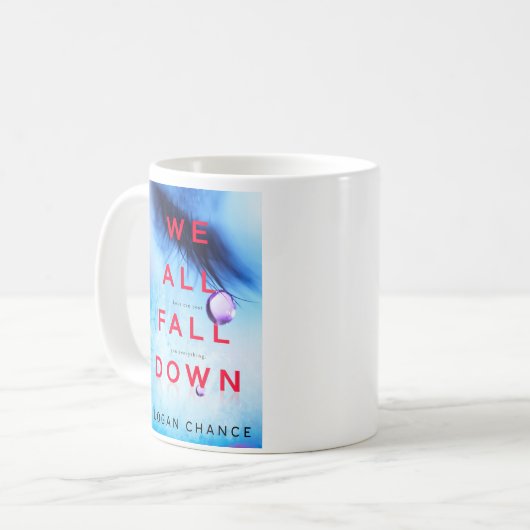 We Herfsten allemaal naar beneden Mok (Voorkant links)