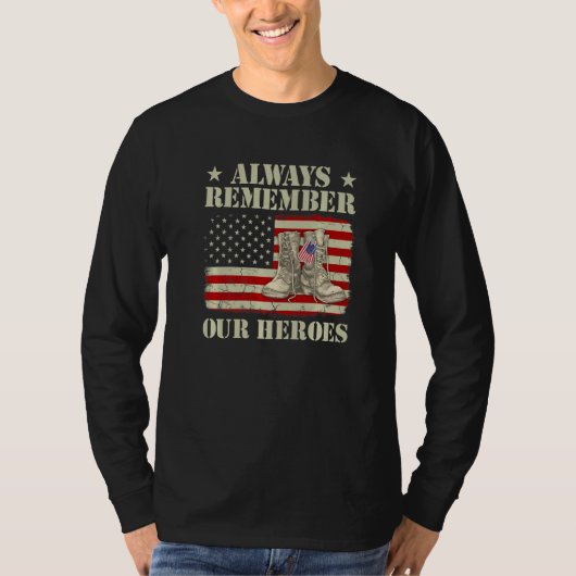 We herinneren ons altijd onze hertogen Combat Boot T-shirt (Voorkant)