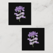 We herinneren ons hun liefde als ze ons ook verget vierkante visitekaartje (Voorkant / Achterkant)