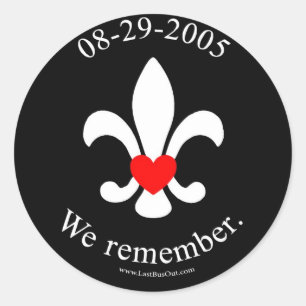 We herinneren ons ronde sticker