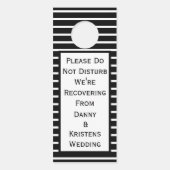 We herstellen de deur voor huwelijksgasten. deurhanger (Voorkant)