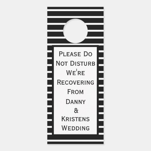 We herstellen de deur voor huwelijksgasten. deurhanger (Voorkant)