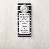 We herstellen de deur voor huwelijksgasten. deurhanger (Op knop)