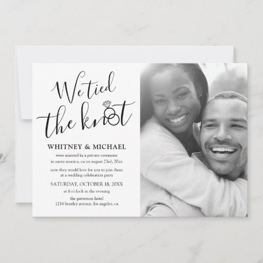 We hielden de aankondiging van de Knot Eloped vast (Voorkant)