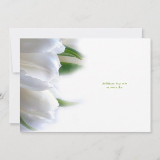 We hielden de aankondiging van de Knot Floral Elop (Achterkant)