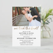 We hielden de 'Knot Wedding Reception' op Kaart (Staand voorkant)