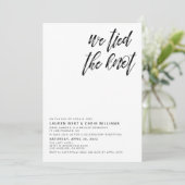 We hielden de uitnodiging voor het winnen van de w (Staand voorkant)