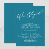 We hielden, elegante eenvoudige mozaïek blauw vier kaart (Voorkant / Achterkant)