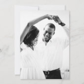 We hielden van | Huwelijksaankondiging / Receptie  Aankondiging (Achterkant)