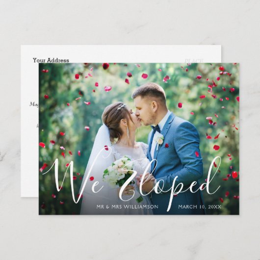 WE HIELPEN | Aankondiging van het script van de br Briefkaart (Voorkant / Achterkant)