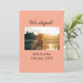 We hielpen om de naam van het paar toe te voegen s aankondiging (Staand voorkant)