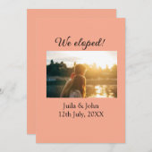 We hielpen om de naam van het paar toe te voegen s aankondiging (Voorkant / Achterkant)