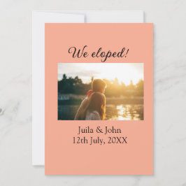 We hielpen om de naam van het paar toe te voegen s aankondiging