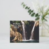 We hikken naar Hanging Lake, Colorado Briefkaart (Staand voorkant)