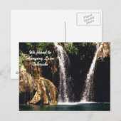 We hikken naar Hanging Lake, Colorado Briefkaart (Voorkant / Achterkant)