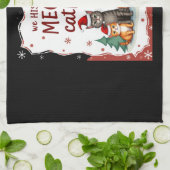 We Hiss You A Meowy Catmas Funny Cat Christmas Ugl Theedoek (Gevouwen)