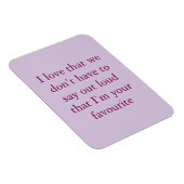 We hoeven het niet te zeggen magneet (Rechterzijde)