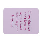 We hoeven het niet te zeggen magneet (Horizontaal)