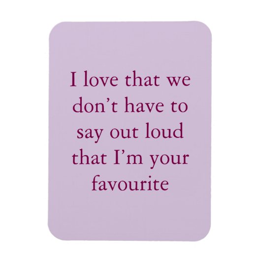 We hoeven het niet te zeggen magneet (Verticaal)