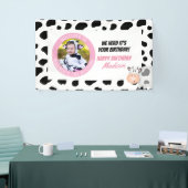 We hoorden dat het je verjaardag is Heilige Koe Ve Spandoek (Beurs)