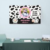 We hoorden dat het uw verjaardag Koe Verjaardag We Spandoek (Beurs)