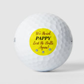 We hoorden dat Pappy zijn diamanten golfballen ver (Voorkant)