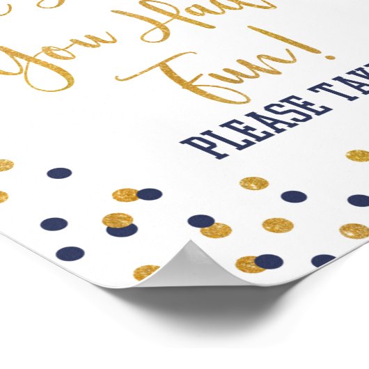 We hopen dat je een Afstuderen-gebarentaal-marine  Poster (Hoek)