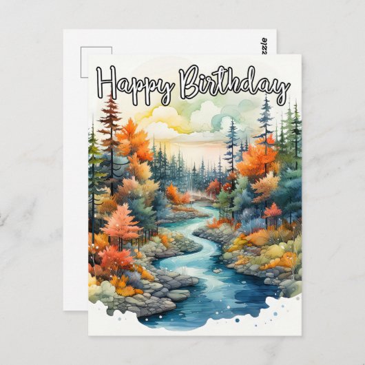 We Hopen Dat Je Een Prachtige Verjaardag Hebt Briefkaart (Voorkant / Achterkant)