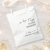 We hopen dat je geluk krijgt vanavond Schattigee h Bedankzakje (Geknipt)