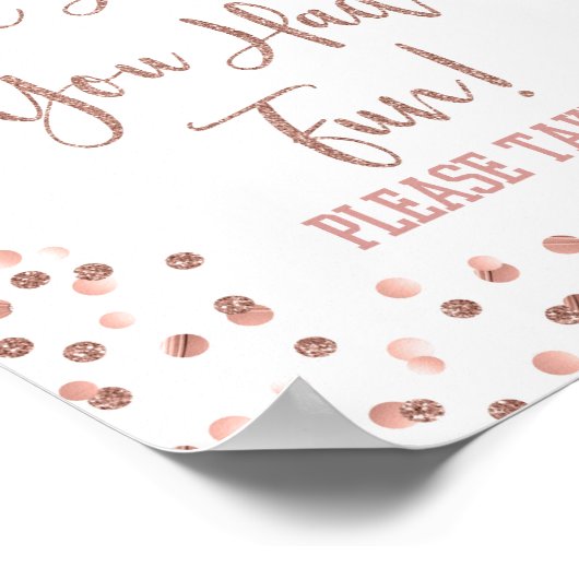 We hopen dat je hebt gesponnen, neem dan een Afstu Poster (Hoek)