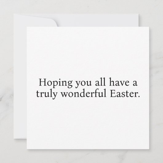 We hopen dat jullie allemaal een gelukkig Pasen he Kaart (Achterkant)