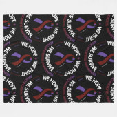 We hopen dat we vechten om te overleven...Arachnoi Fleece Deken (Voorkant (Horizontaal))