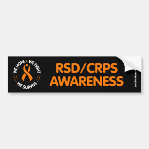 We hopen dat we vechten om te overleven...RSD/CRPS Bumpersticker