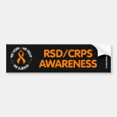 We hopen dat we vechten We overleven...RSD/CRPS Bumpersticker (Voorkant)
