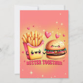 We horen bij Burger en Fries Love Feestdagenkaart (Voorkant)