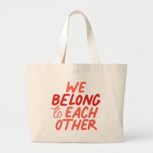 We horen bij elkaar - Canvas tas (Voorkant)