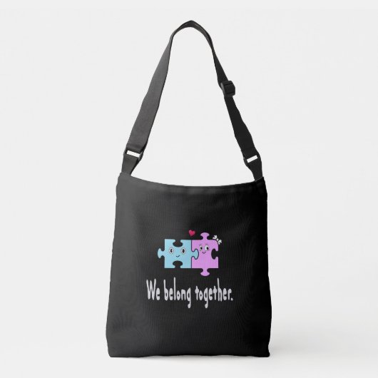 We horen bij elkaar crossbody tas (Voorkant)